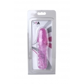 Розовая насадка с нежными шипами - 13,5 см. - Toyfa Basic - в Ангарске купить с доставкой