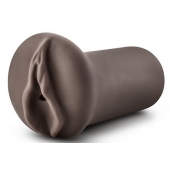 Коричневый мастубратор-вагина Nicole s Kitty - Blush Novelties - в Ангарске купить с доставкой
