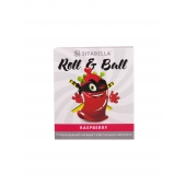 Стимулирующий презерватив-насадка Roll   Ball Raspberry - Sitabella - купить с доставкой в Ангарске