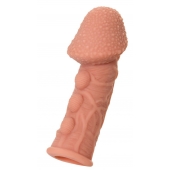 Насадка на фаллос с пузыриками, венками и ребристостью KOKOS Extreme Sleeve 09 - 12,7 см. - KOKOS - в Ангарске купить с доставкой