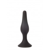 Чёрная анальная пробка Sex Expert - 9,5 см. - Sex Expert