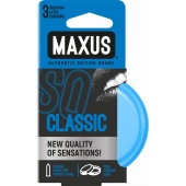 Классические презервативы в железном кейсе MAXUS Classic - 3 шт. - Maxus - купить с доставкой в Ангарске