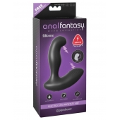 Черный массажер простаты Electro Stim Prostate Vibe с электростимуляцией - 13,3 см. - Pipedream - купить с доставкой в Ангарске
