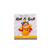 Стимулирующий презерватив-насадка Roll   Ball Banana - Sitabella - купить с доставкой в Ангарске