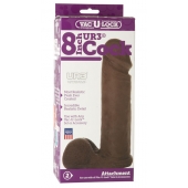 Насадка-реалистик Vac-U-Lock 8  ULTRASKYN Cock - 20,6 см. - Doc Johnson - купить с доставкой в Ангарске