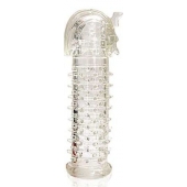 Закрытая прозрачная насадка на пенис Crystal Sleeve Faraon - 13,5 см. - Erowoman-Eroman - в Ангарске купить с доставкой