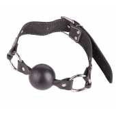 Кляп-шар классической формы и конструкции из натуральной кожи - Sitabella - купить с доставкой в Ангарске