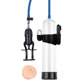 Прозрачная вакуумная вибропомпа Sex Expert с насадкой-вагиной - Sex Expert - в Ангарске купить с доставкой