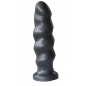Черная насадка на трусики харнесс Platinum - 16 см. - LOVETOY (А-Полимер) - купить с доставкой в Ангарске