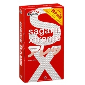 Утолщенные презервативы Sagami Xtreme Feel Long с точками - 10 шт. - Sagami - купить с доставкой в Ангарске