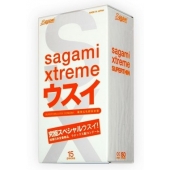 Ультратонкие презервативы Sagami Xtreme SUPERTHIN - 15 шт. - Sagami - купить с доставкой в Ангарске