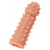 Телесная реалистичная насадка KOKOS Extreme Sleeve 03 с дополнительной стимуляцией - 12,7 см. - KOKOS - в Ангарске купить с доставкой