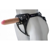 Универсальный мягкий пояс с насадкой Hard brutal BDSM-КОНСУЛ - 17 см. - LOVETOY (А-Полимер) - купить с доставкой в Ангарске