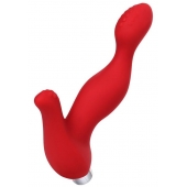 Красный силиконовый вибростимулятор простаты Proman - 12,5 см. - ToyFa - в Ангарске купить с доставкой
