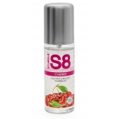 Смазка на водной основе S8 Flavored Lube со вкусом вишни - 125 мл. - Stimul8 - купить с доставкой в Ангарске