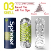 Мастурбатор SPINNER Shell - Tenga - в Ангарске купить с доставкой