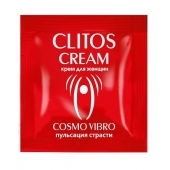 Пробник возбуждающего крема для женщин Clitos Cream - 1,5 гр. - Биоритм - купить с доставкой в Ангарске