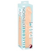 Телесная насадка-удлинитель Silicone Extension - 19 см. - Orion - в Ангарске купить с доставкой