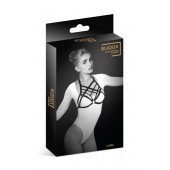 Черная упряжь на грудь Clara - Bijoux Pour Toi - купить с доставкой в Ангарске