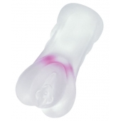 Прозрачный реалистичный мастурбатор Juicy Pussy Crystal Rose - ToyFa - в Ангарске купить с доставкой