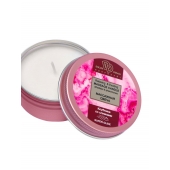 Массажная свеча  Клубника в сливках - БиоМед - купить с доставкой в Ангарске