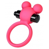 Розовое виброкольцо на пенис A-Toys - A-toys - в Ангарске купить с доставкой
