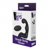 Черный вибромассажер простаты REMOTE BOOTY PLEASER - Dream Toys - в Ангарске купить с доставкой