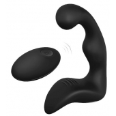 Черный вибромассажер простаты REMOTE BOOTY PLEASER - Dream Toys - в Ангарске купить с доставкой