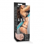 Телесный мастурбатор-ротик Angie - Blush Novelties - в Ангарске купить с доставкой