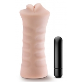 Телесный мастурбатор-ротик Angie - Blush Novelties - в Ангарске купить с доставкой
