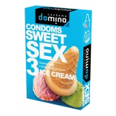 Презервативы для орального секса DOMINO Sweet Sex с ароматом мороженого - 3 шт. - Domino - купить с доставкой в Ангарске