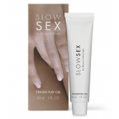 Гель для мастурбации с ароматом кокоса Slow Sex Finger Play Gel - 30 мл. - Bijoux Indiscrets - купить с доставкой в Ангарске