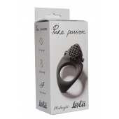 Черное эрекционное виброкольцо Pure Passion Midnight - Lola Games - в Ангарске купить с доставкой
