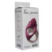Бордовое эрекционное виброкольцо Pure Passion Midnight - Lola Games - в Ангарске купить с доставкой
