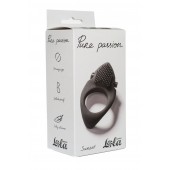 Черное эрекционное виброкольцо Pure Passion Sunset - Lola Games - в Ангарске купить с доставкой