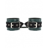 Изумрудные оковы на ноги Ladys Arsenal на карабинах - БДСМ Арсенал - купить с доставкой в Ангарске