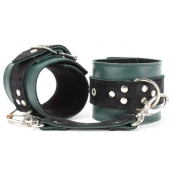 Изумрудные оковы на ноги Ladys Arsenal на карабинах - БДСМ Арсенал - купить с доставкой в Ангарске