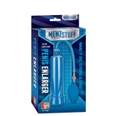 Синяя вакуумная помпа MENZSTUFF PENIS ENLARGER - Dream Toys - в Ангарске купить с доставкой