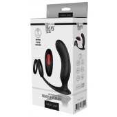 Черный массажер простаты REMOTE P-PLEASER - Dream Toys - в Ангарске купить с доставкой