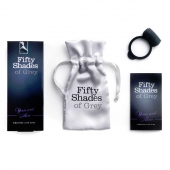 Темно-серое эрекционное кольцо Vibrating Love Ring с вибрацией - Fifty Shades of Grey - в Ангарске купить с доставкой