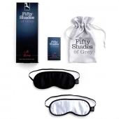 Набор из двух масок на глаза Soft Blindfold Twin Pack - Fifty Shades of Grey - купить с доставкой в Ангарске