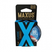 Классические презервативы в пластиковом кейсе MAXUS Classic - 3 шт. - Maxus - купить с доставкой в Ангарске