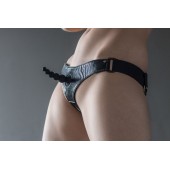 Черные трусики Better с анальной насадкой - 8 см. - Lola Games - купить с доставкой в Ангарске