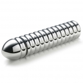 Рельефный фаллос для интенсивного электросекса Groovey George - 20 см. - MyStim - купить с доставкой в Ангарске