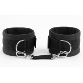 Черные оковы My rules на сцепке - БДСМ Арсенал - купить с доставкой в Ангарске