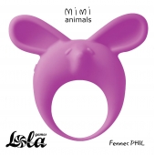 Фиолетовое эрекционное кольцо Fennec Phil - Lola Games - в Ангарске купить с доставкой