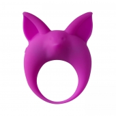 Фиолетовое эрекционное кольцо Kitten Kyle - Lola Games - в Ангарске купить с доставкой