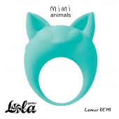Зеленое эрекционное кольцо Lemur Remi - Lola Games - в Ангарске купить с доставкой