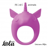 Фиолетовое эрекционное кольцо Unicorn Alfie - Lola Games - в Ангарске купить с доставкой