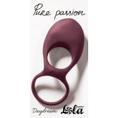 Бордовое эрекционное виброкольцо Daydream - Lola Games - в Ангарске купить с доставкой